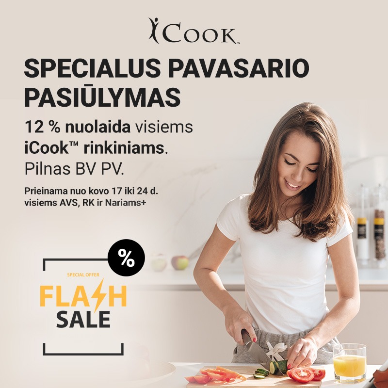 Special Spring Flash Sale! Buy iCook™ Cookware at 12% OFF! AAA