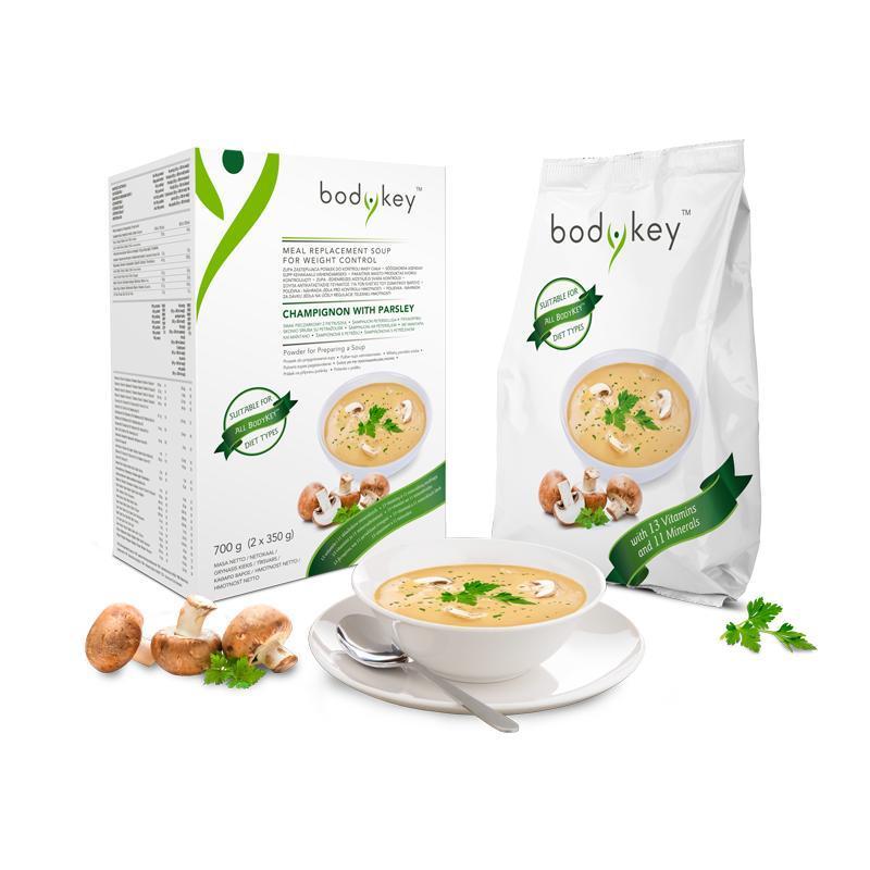 bodykey by Nutrilite™ Sriuba su pievagrybiais ir petražolėmis, maisto pakaitalas