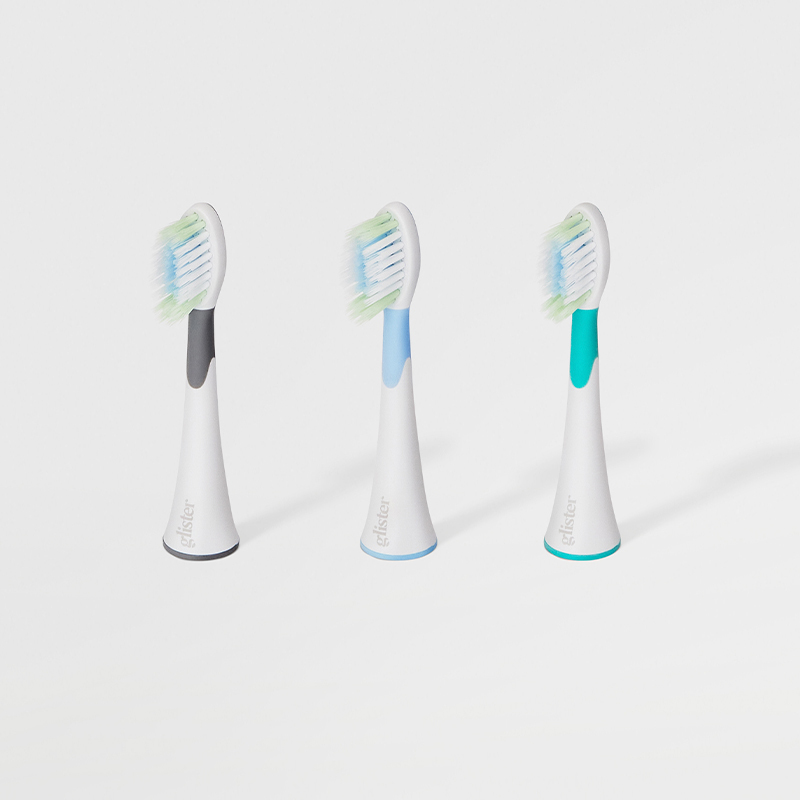 Multi-Action Power Toothbrush Glister™ Replacement Brush Heads